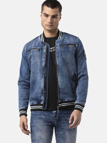 CIPO & BAXX Between-season jacket 'CJ310' in Blue: front