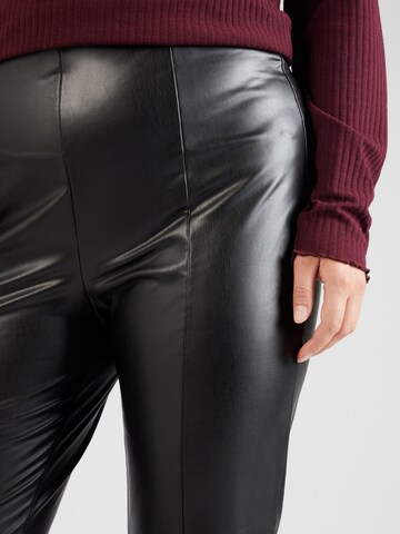 Coupe slim Leggings 'PAPAYA' ONLY Carmakoma en noir