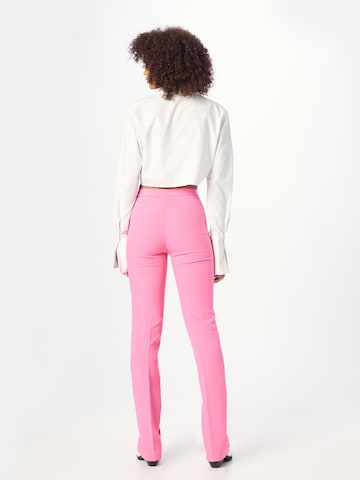 Regular Pantalon à plis Sisley en rose