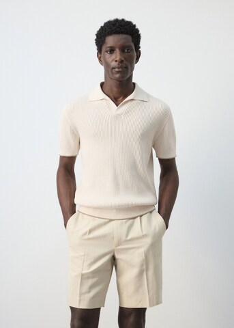 MANGO MAN Sweater 'Oliver' in Beige: front