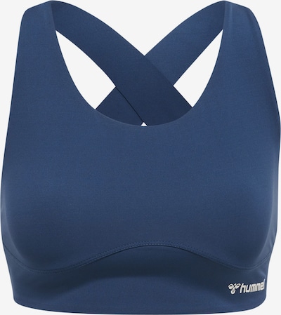 Hummel Sport-BH in blue denim / weiß, Produktansicht