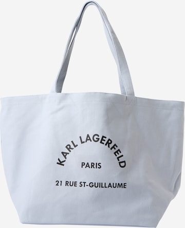 Shopper 'Rue St-Guillaume' di Karl Lagerfeld in blu: frontale