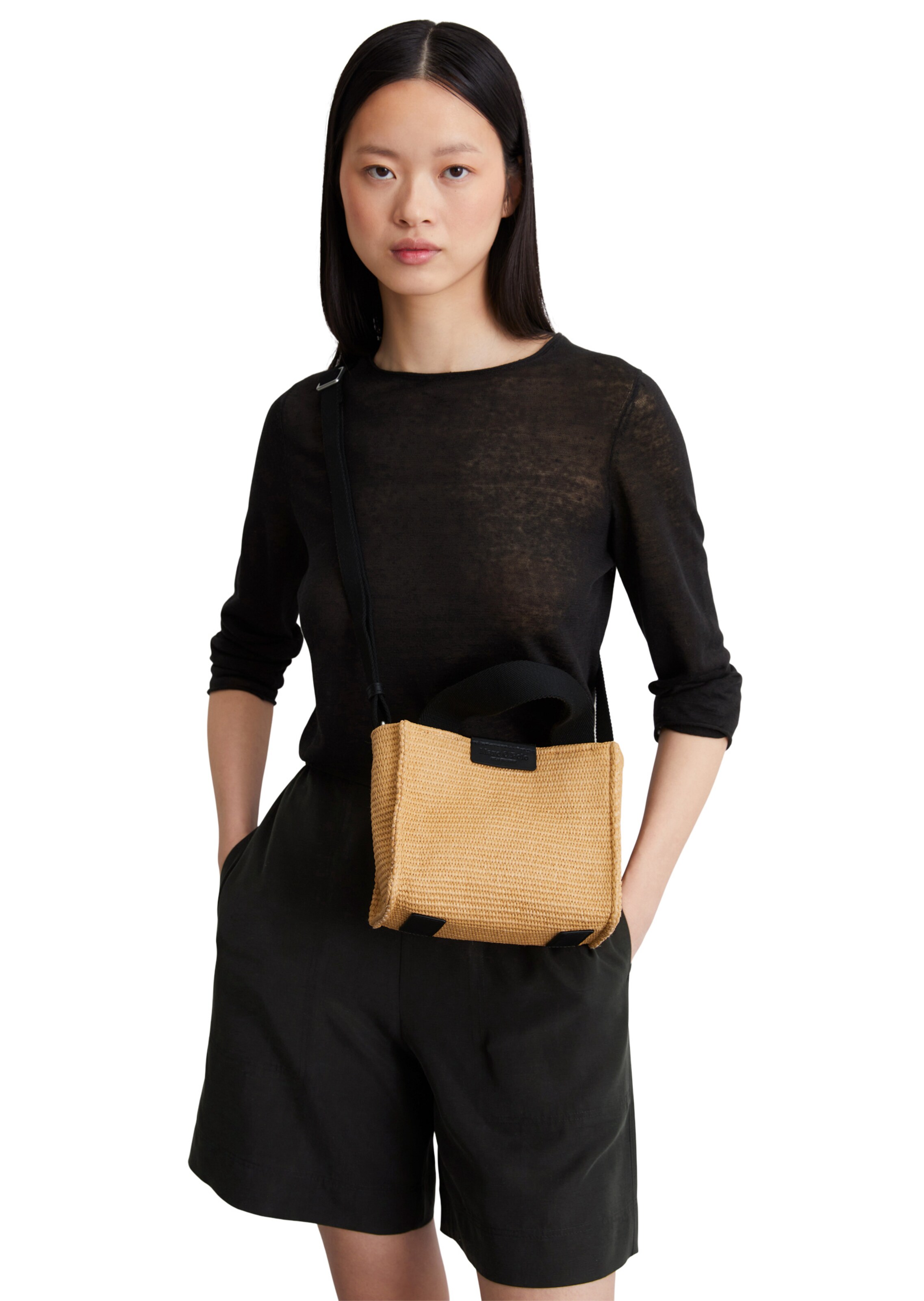 Marc O'Polo Schoudertas in Bruin