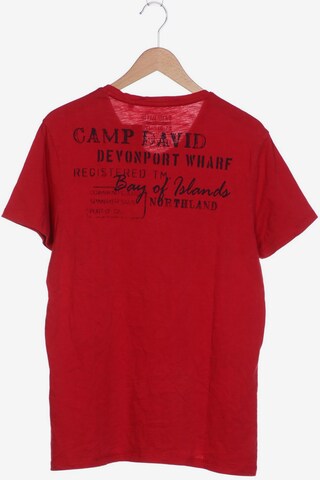 CAMP DAVID T-Shirt M in Rot