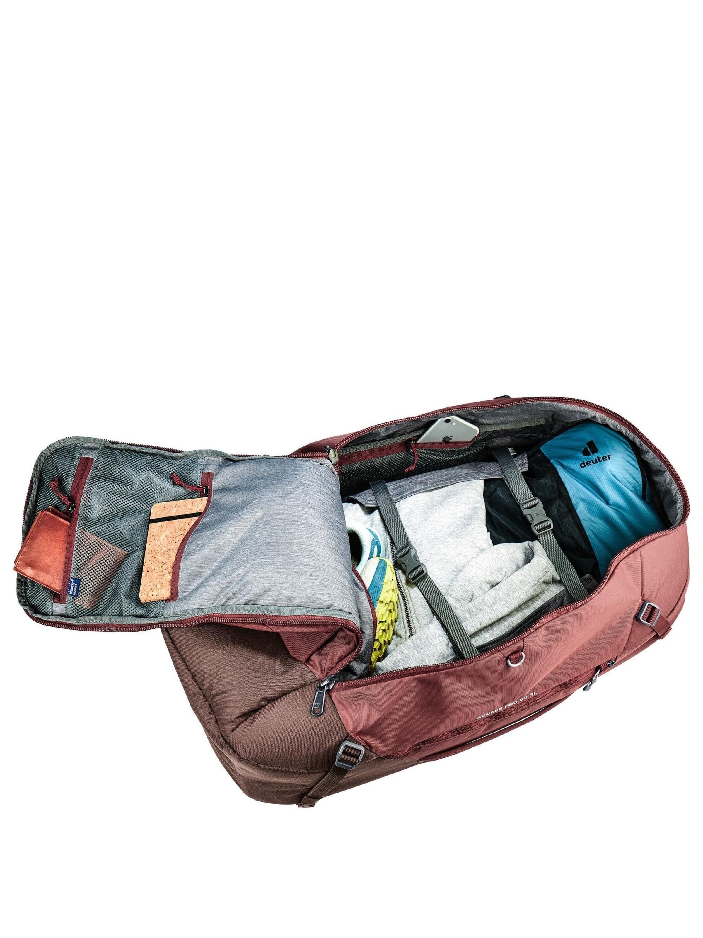 DEUTER Reisetasche 'Access'‌ in Braun