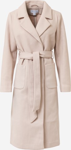 Warehouse Between-seasons coat in Beige: front