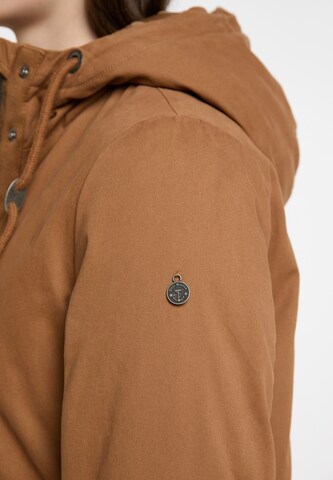 DreiMaster Vintage - Abrigo de invierno en marrón