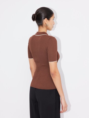 LeGer by Lena Gercke - Pullover 'Christine' em castanho