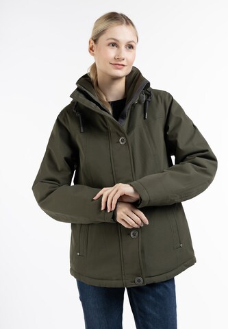 usha BLUE LABEL Between-season jacket in Green: front