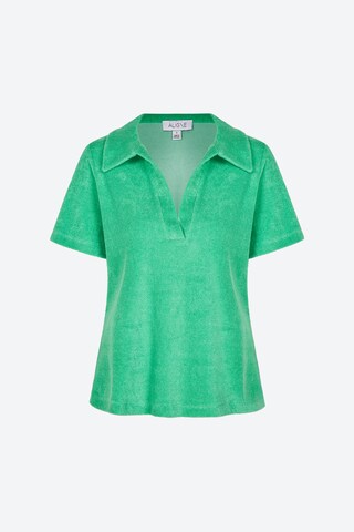 Tricou 'Fiora' de la Aligne pe verde: față