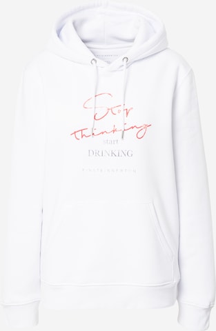 Sweat-shirt 'Drinking' EINSTEIN & NEWTON en blanc : devant