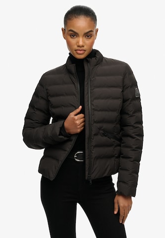 Superdry Between-Season Jacket 'Fuji' in Black: front
