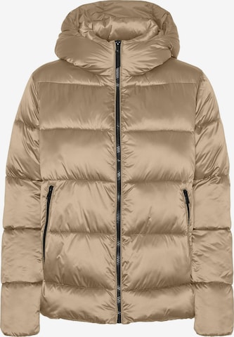VERO MODA Winter Jacket in Beige: front