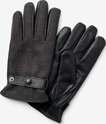 Trendhim Full Finger Gloves 'Weald' in Grey: front