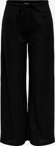 JDY Avar lõige Püksid 'JDYLESLIE', värv must: eest vaates