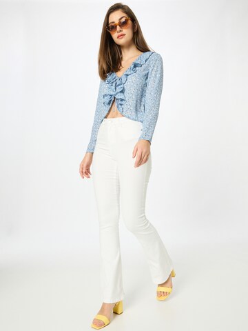 Abercrombie & Fitch Blouse in Blauw