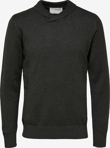 SELECTED HOMME Pullover 'HANS' in Grau: predná strana