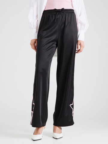 Wide Leg Pantalon Monki en noir : devant