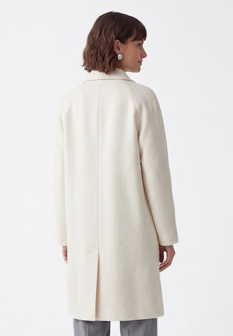Manteau mi-saison Usha en blanc