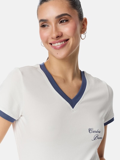 Cardio Bunny T-shirt 'RETRO' en XS en blanc cassé, Vue avec produit