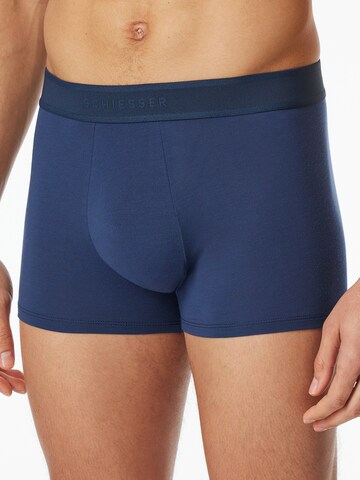 Boxers SCHIESSER en bleu : devant