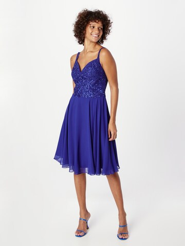 mascara Cocktail dress in Blue: front