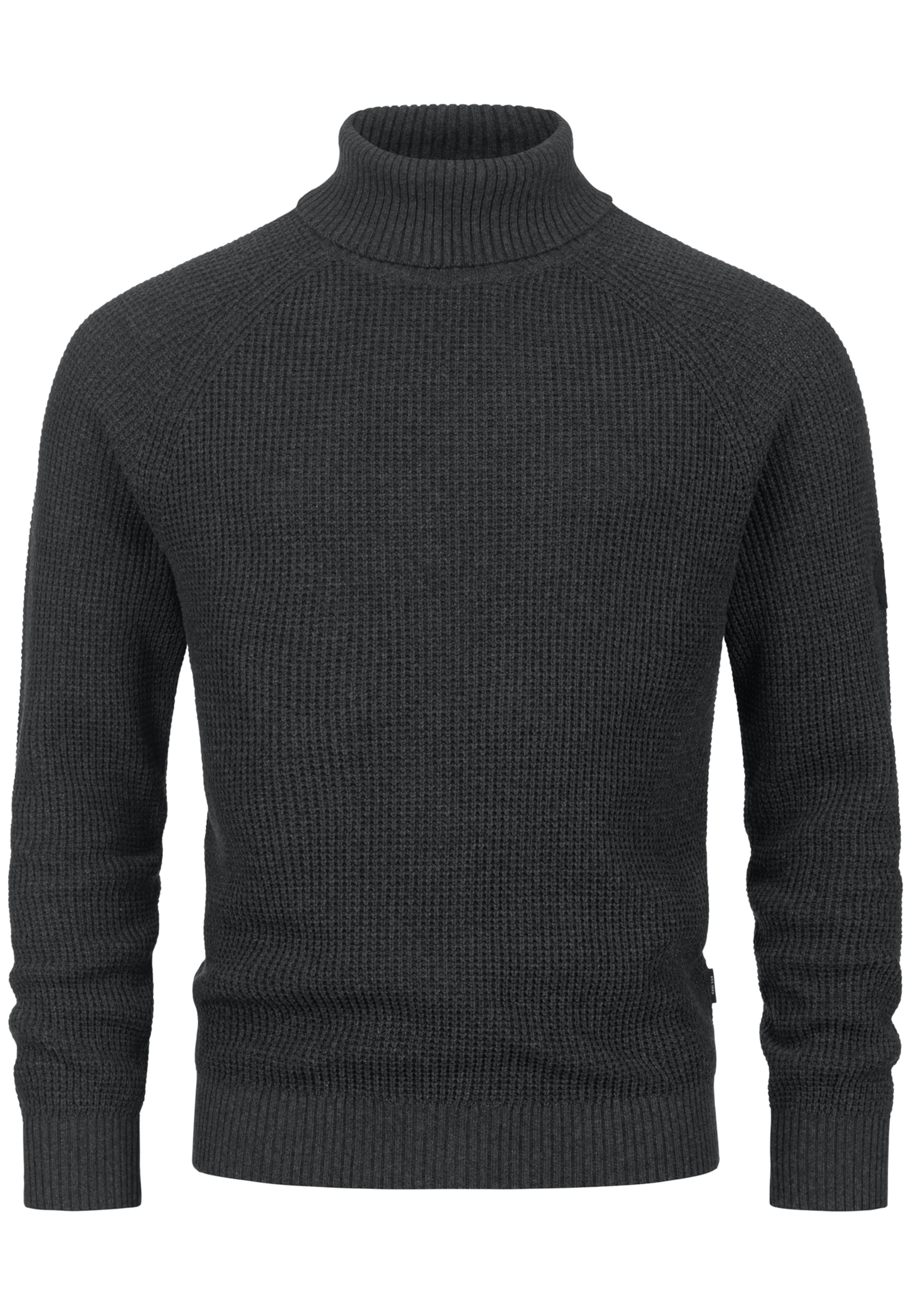 INDICODE JEANS Pullover 'Harlan' in Grau: Vorderseite