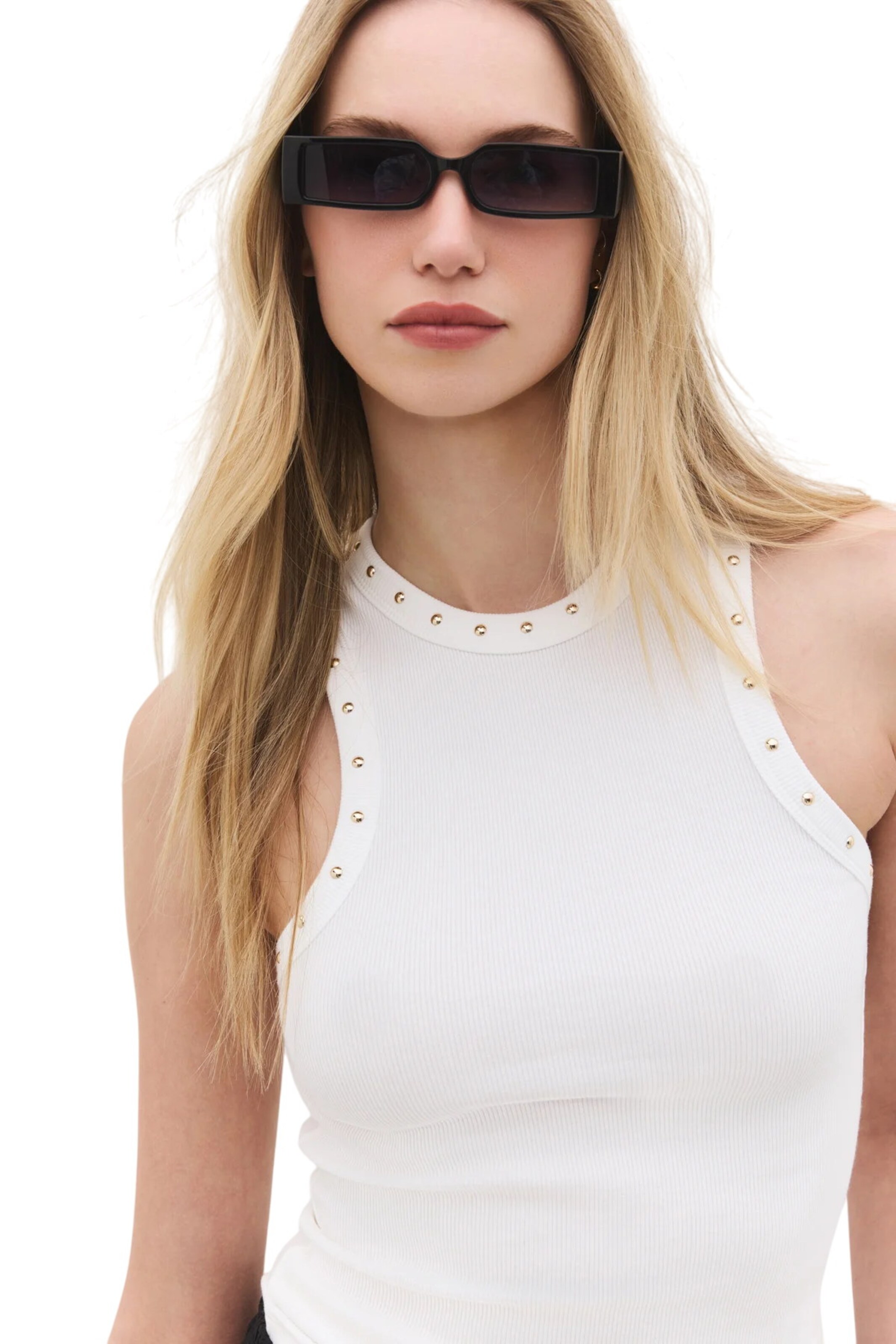 No Matter What Top in Weiß