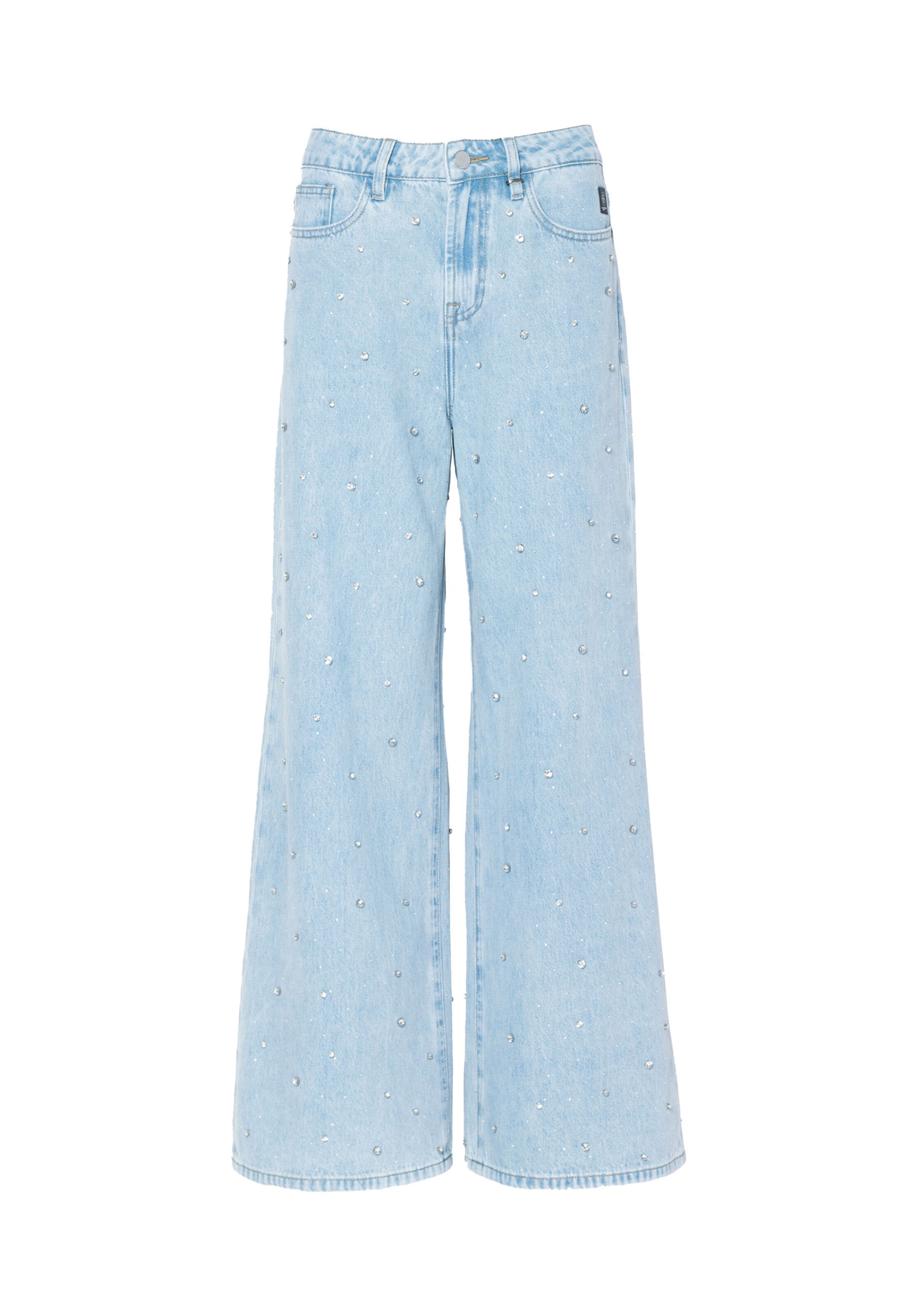 Elias Rumelis Jean 'Kalea' en bleu clair, Vue avec produit