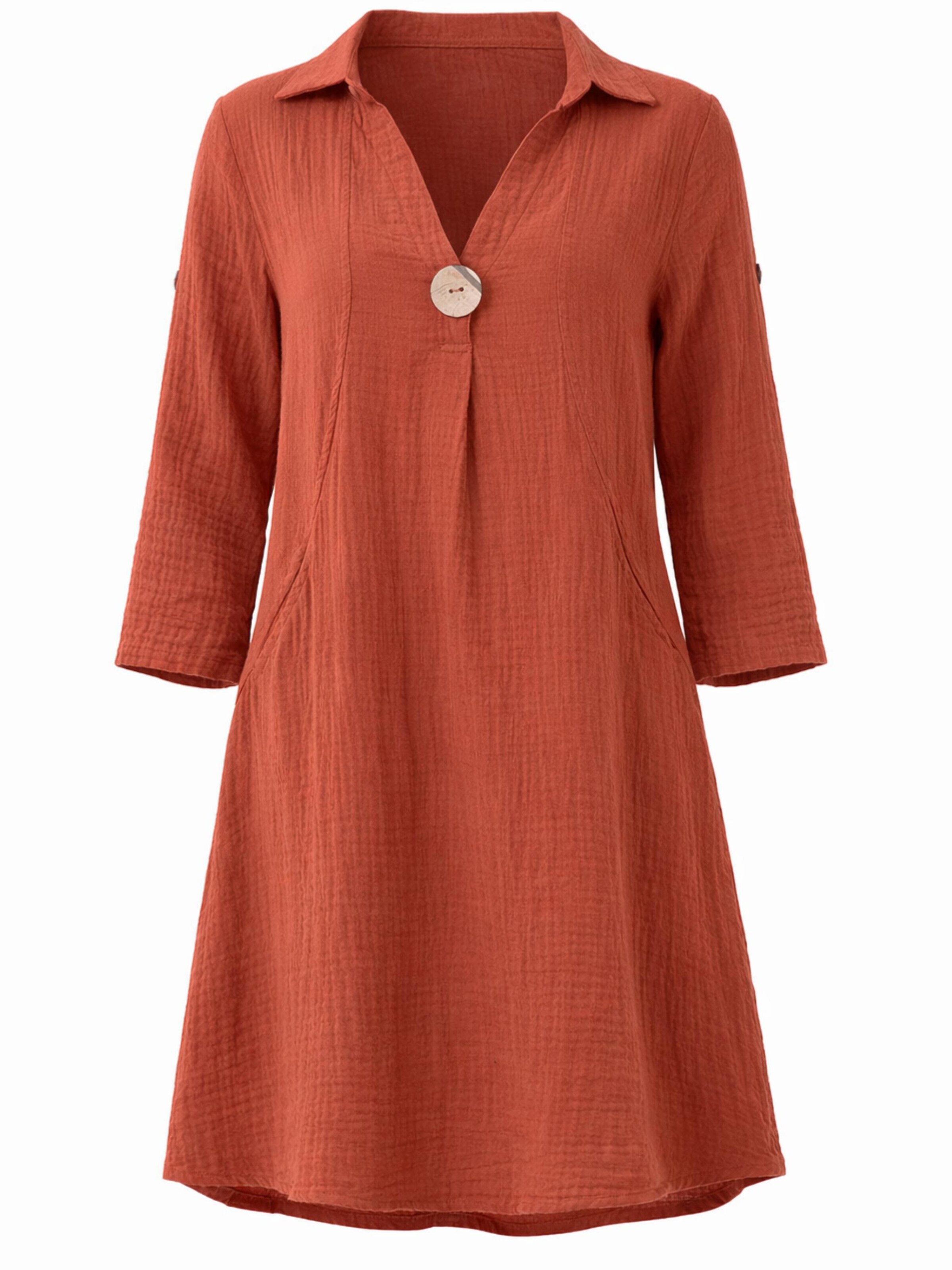 Robe d’été 'LUMA' WENOR en rouge : devant