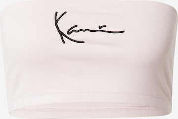 Top de la Karl Kani pe roz: față