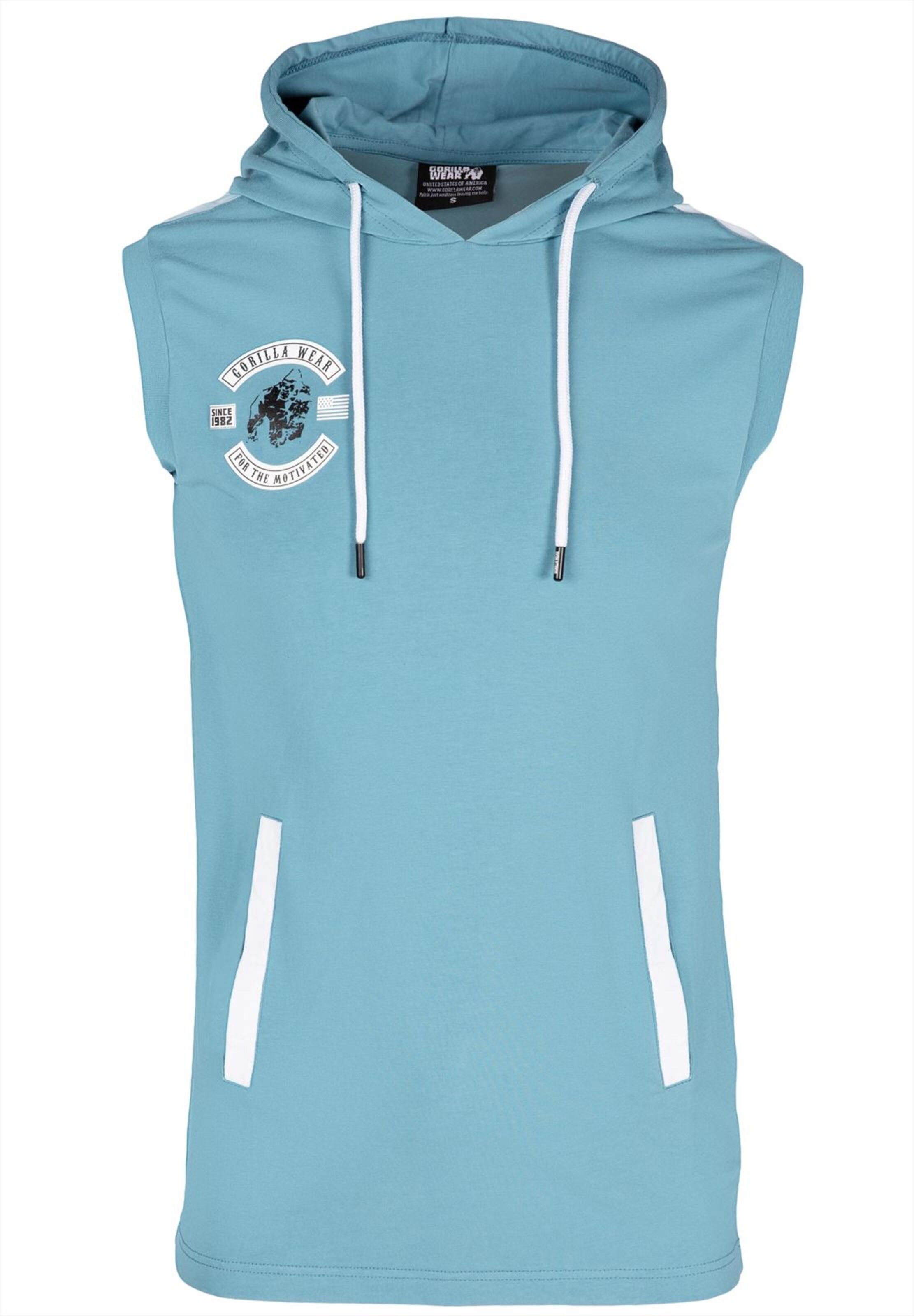 Maglia funzionale 'Oswego' di Gorilla Wear in blu: frontale