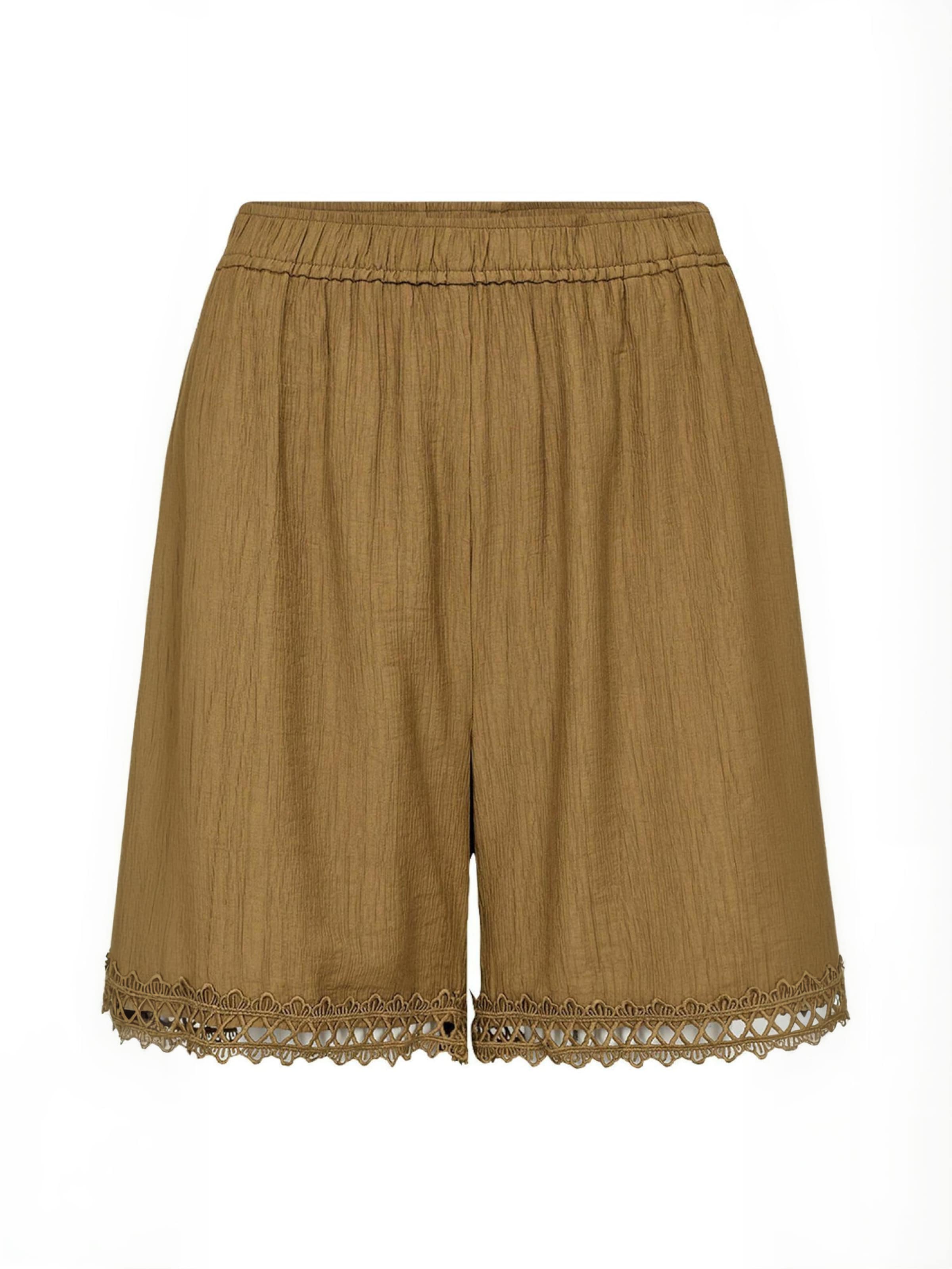 Pantalon 'Fabrina' Soyaconcept en marron : devant