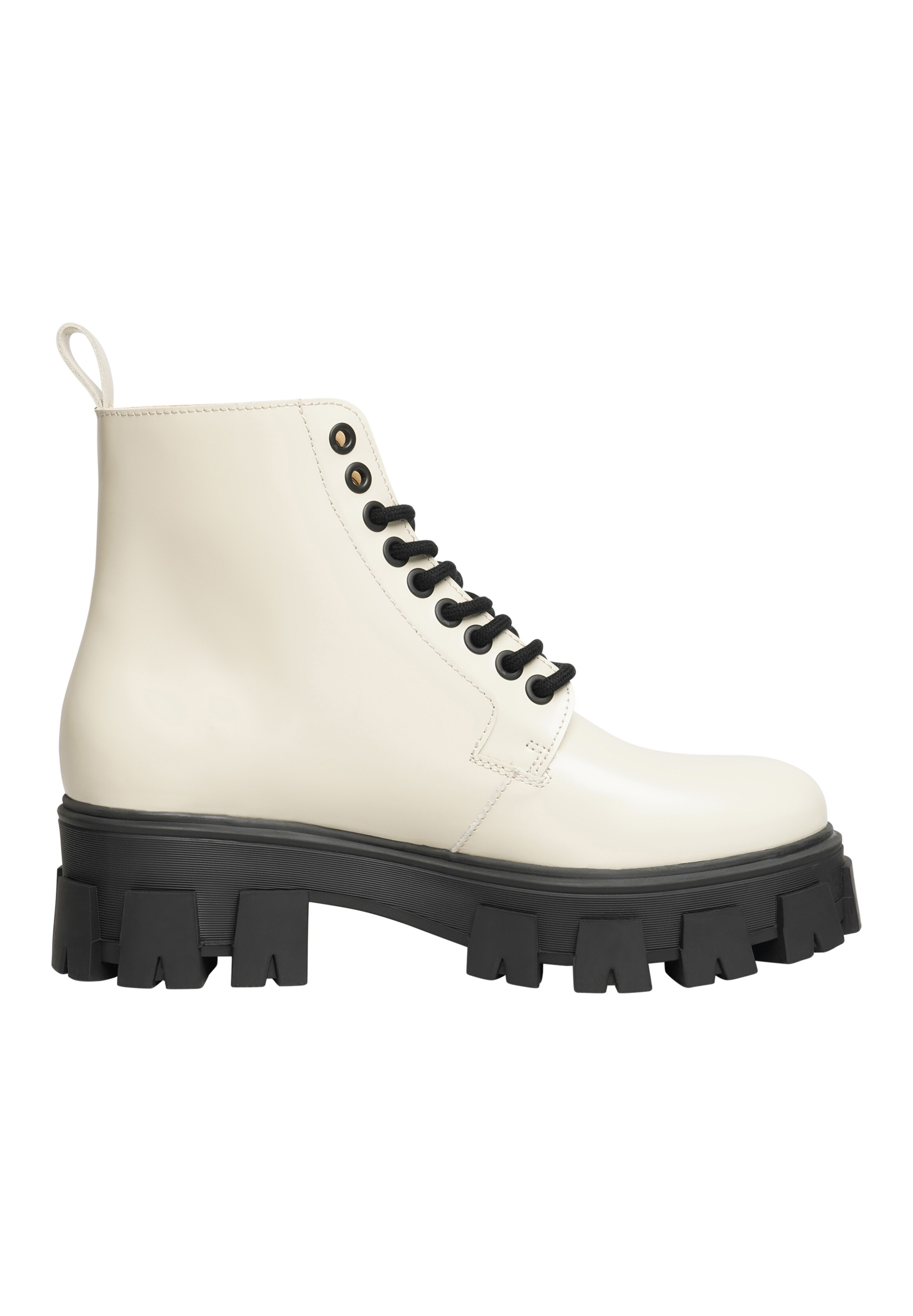 N91 Lace-up bootie '  Choice' in White