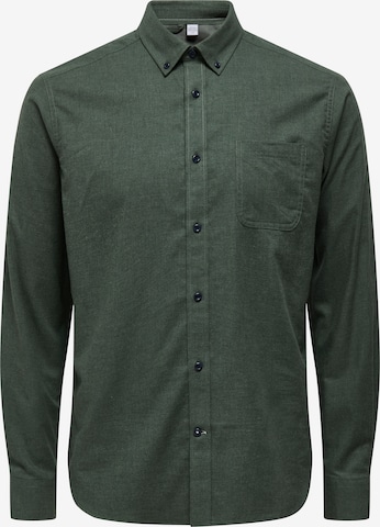 Chemise 'ONSRoad' Only & Sons en vert : devant