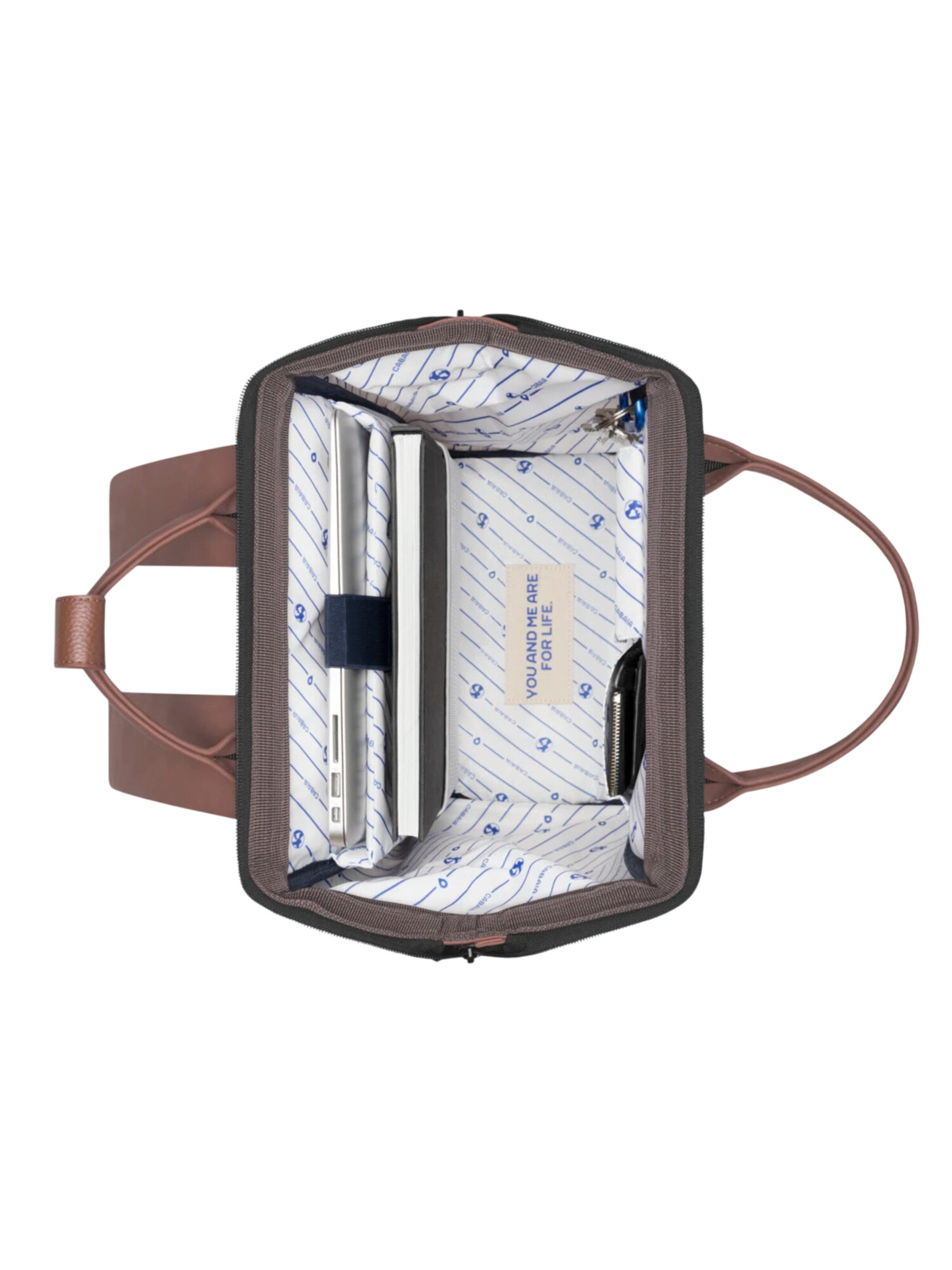 Cabaia Backpack 'Carcassonne M' in Brown