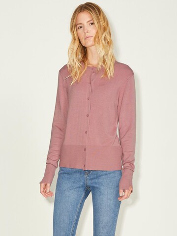 Cardigan 'Olivia' JJXX en rose : devant