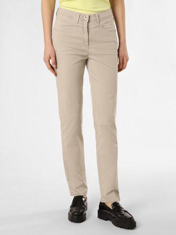 BRAX Slimfit Hose ' Laura New ' in Beige: predná strana