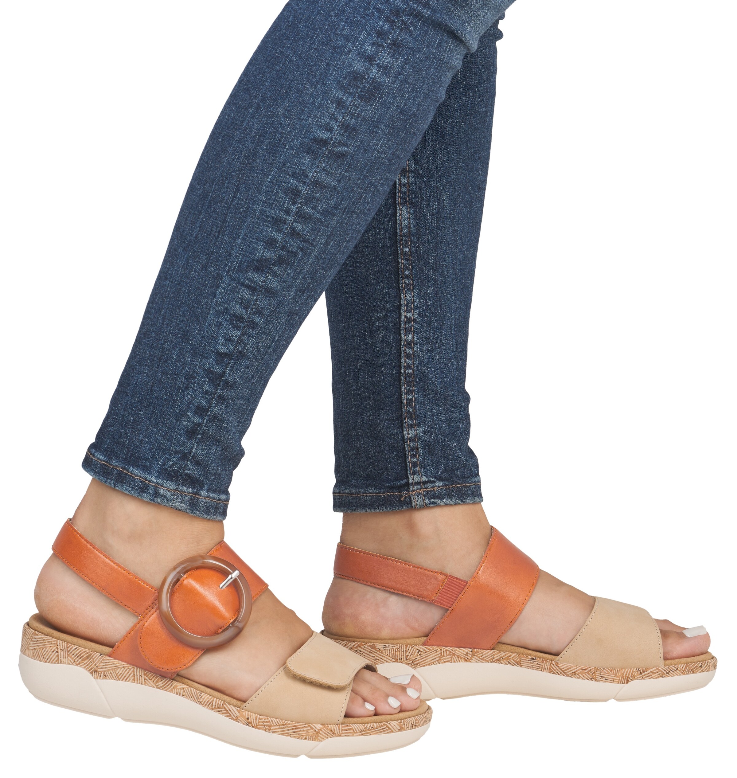 REMONTE Sandals in Orange
