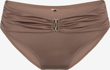 LingaDore Bikini Bottoms in Brown: front