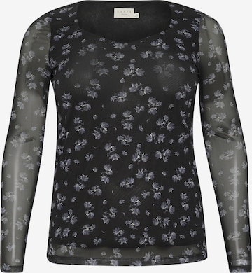 KAFFE CURVE - Blusa 'KC Autumna' en verde: frente