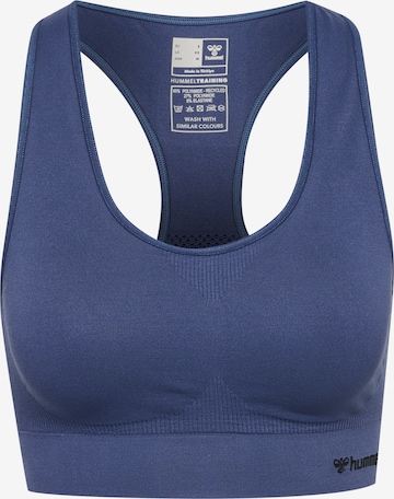 Hummel Sport bh 'Tif' in Blauw: voorkant