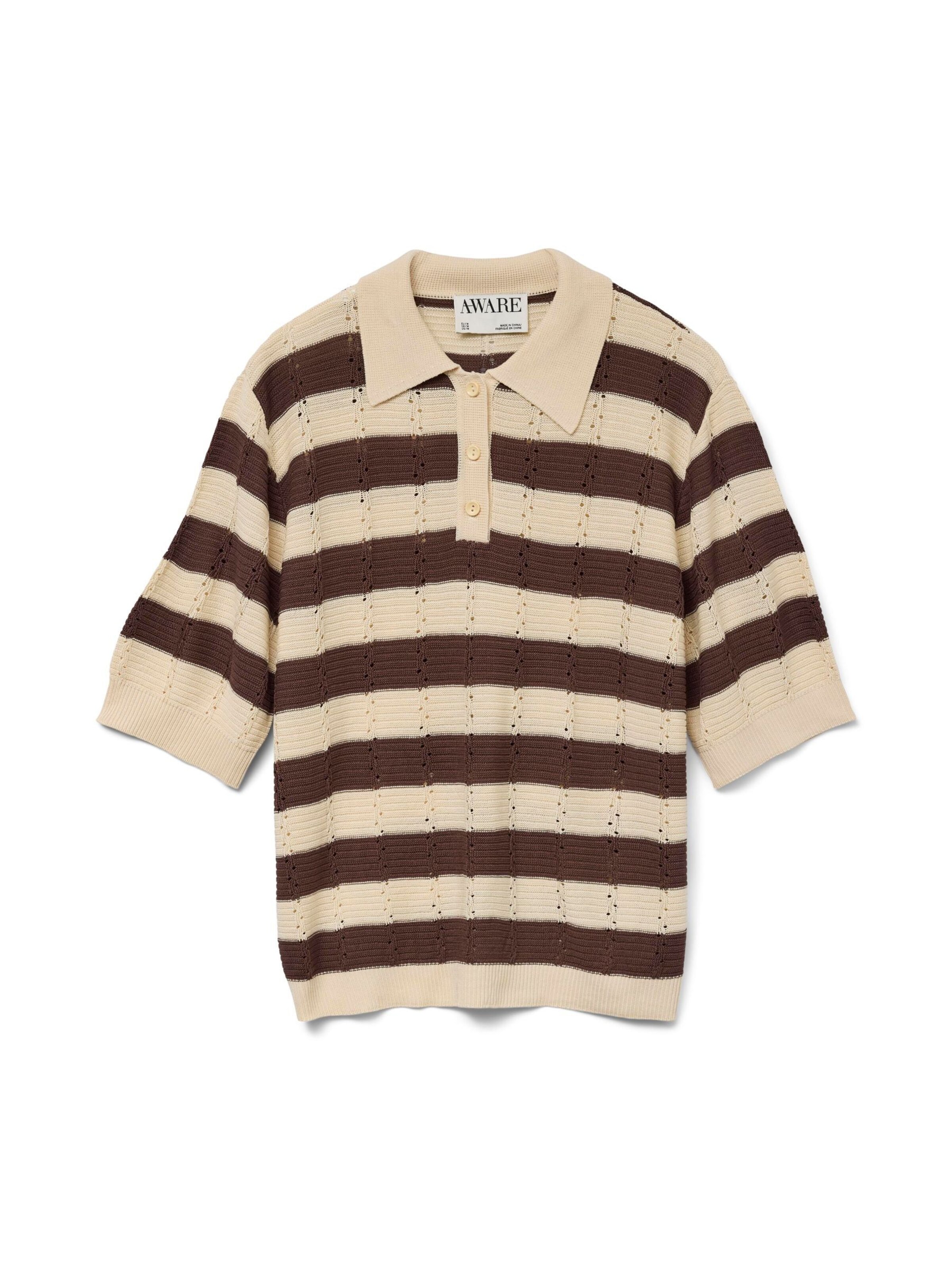 VERO MODA Sweater 'VMRandi' in Beige: front