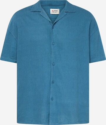 Denim Project Comfort fit Button Up Shirt in Blue: front