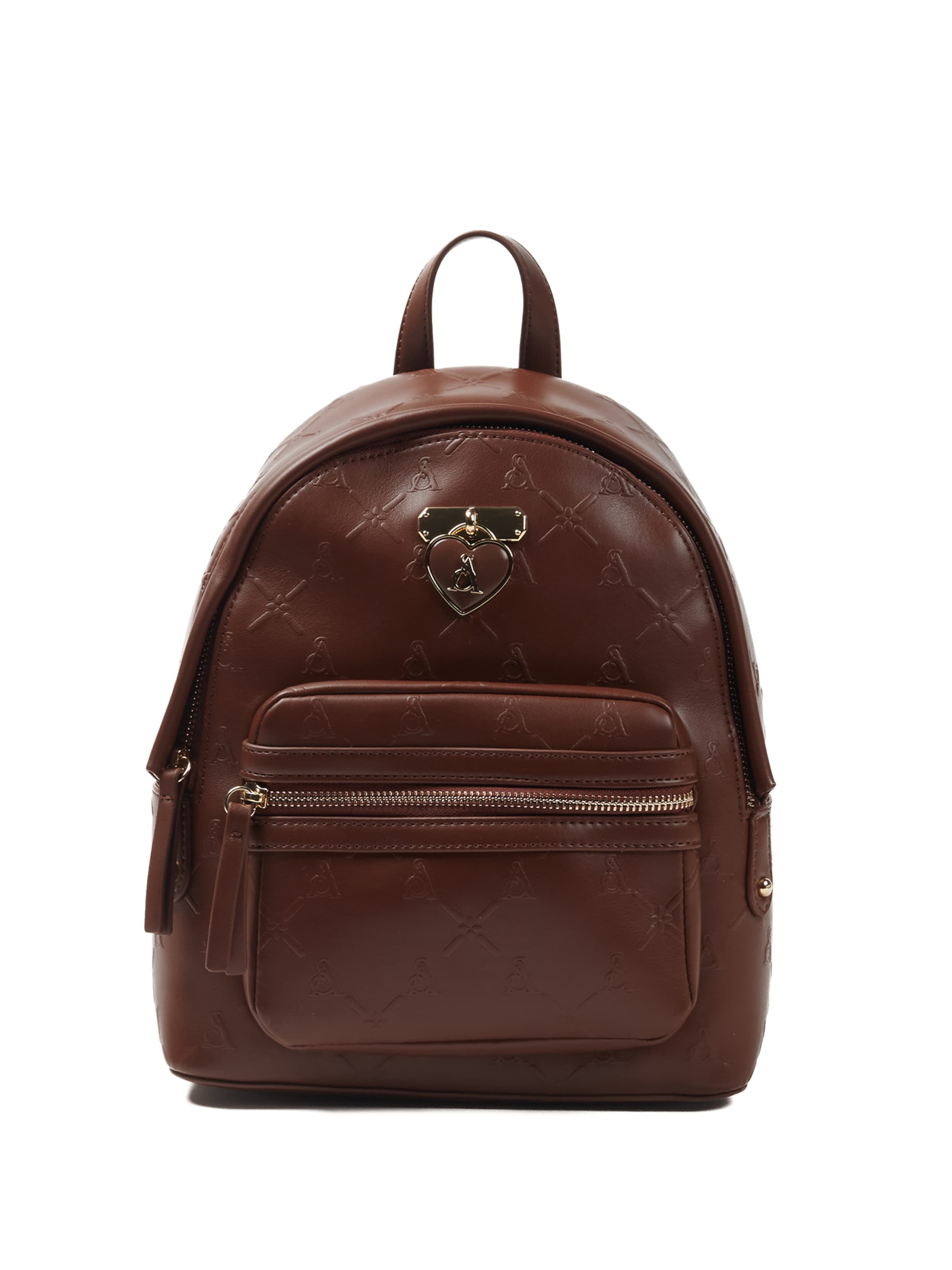 Zaino 'Marcel' di L'Atelier Du Sac in marrone: frontale