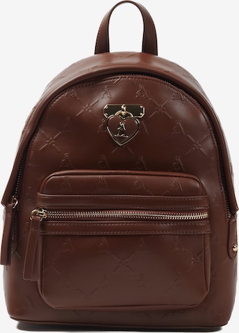 Zaino 'Marcel' di L'Atelier Du Sac in marrone: frontale