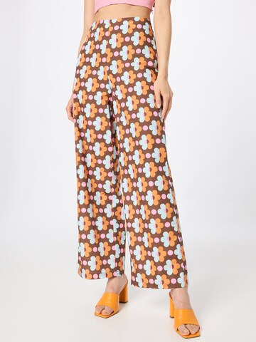 Résumé Wide leg Pants 'Kiss' in Brown: front