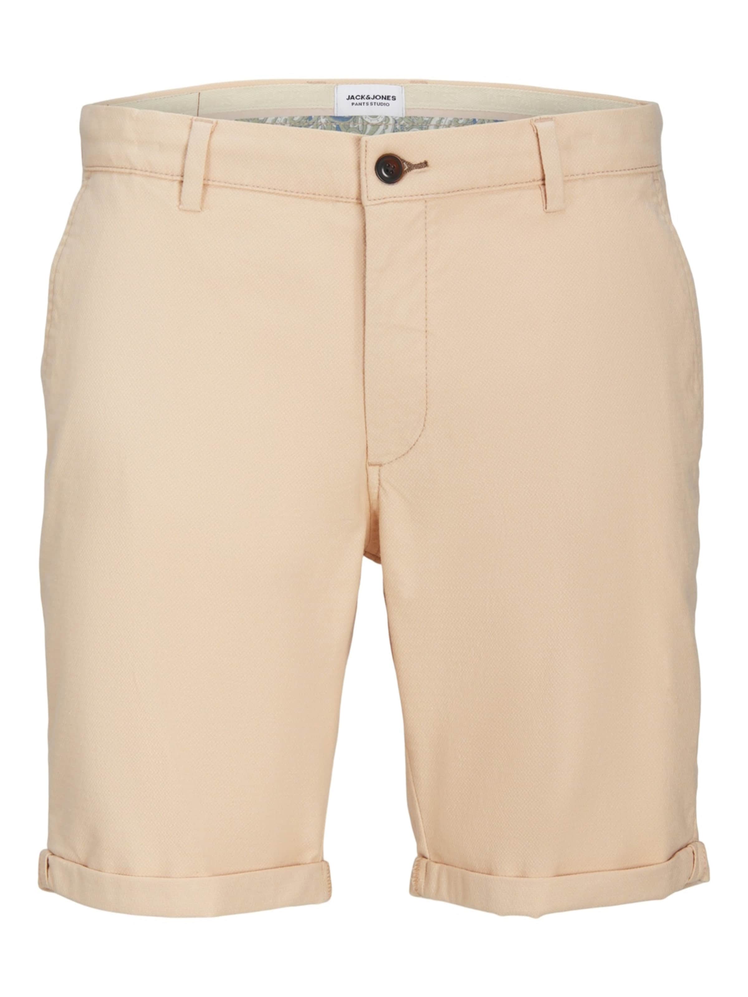 Pantalon chino 'JPSTFury' JACK & JONES en rose : devant