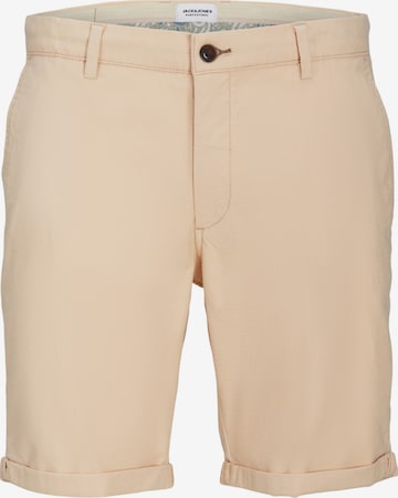 Pantalon chino 'JPSTFury' JACK & JONES en rose : devant