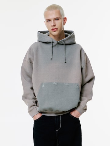 Pull&Bear Mikina - Sivá: predná strana